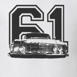1961 DODGE POLARA Grill Dark Graphic With Year Light T Shirt