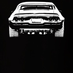 1970 Camaro Rear View Dark Color T Shirt
