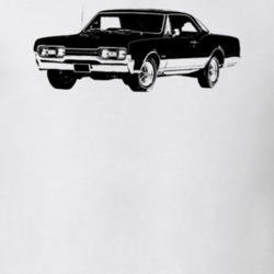 1967 Cutlass Three Quarter View Light Color T Shirt