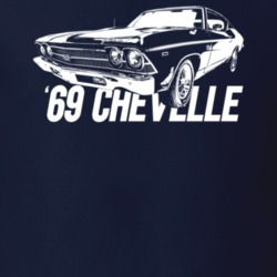 1969 Chevelle Three Quarter View With Model Year Overlap Dark Color T 