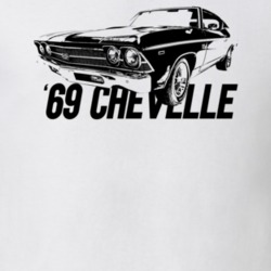 1969 Chevelle Three Quarter View With Model Year Overlap Light Color T