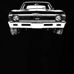 1968 Nova Ss Grill View Dark Color T Shirt
