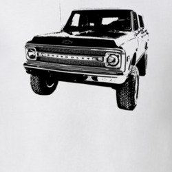 1969 K5 Blazer Three Quarter View Light Color T Shirt
