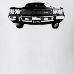 1973 Fury Iii Grill View Light Color T Shirt