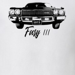 1973 Fury Iii Grill View With Model Year Light Color T Shirt