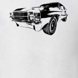 1971 Chevelle Three Quarter View Light Color T Shirt