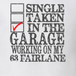 Single Taken In The Garage 1963 Fairlane Light Color T Shirt