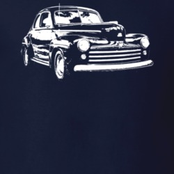 1947 Coupe Three Quarter View Dark Color T Shirt