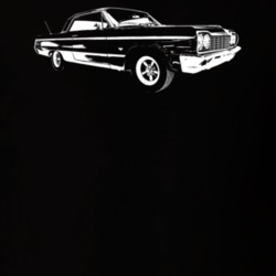 1964 Impala Three Quarter View Dark Color T Shirt