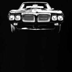 1969 Firebird Grill View Dark Color T Shirt
