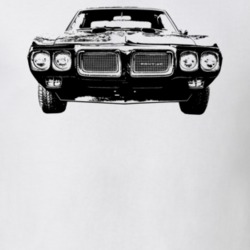 1969 Firebird Grill View Light Color T Shirt