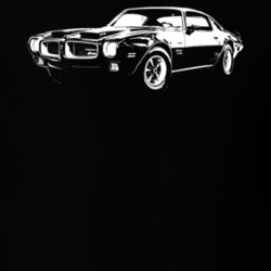 1970 Firebird Three Quarter View Dark Color T Shirt
