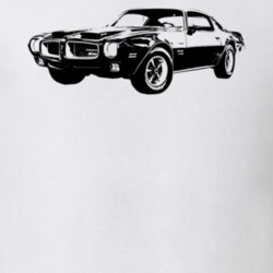 1970 Firebird Three Quarter View Light Color T Shirt