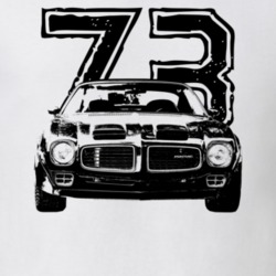 1973 Firebird Grill View With Year Light Color T Shirt