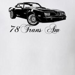 1978 Firebird Trans Am Tq View With Model Year Light Color T Shirt
