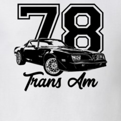 1978 Firebird Trans Am Tq View With Year And Model Light Color T Shirt