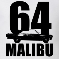 1964 Malibu Side View With Year And Model T Shirt