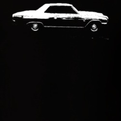 1964 Malibu Side View Black T Shirt