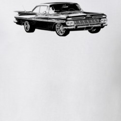1959 Impala Three Quarter View Light Color T Shirt
