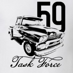 1959 9310 Side Angle With Year And Model Name Light Color T Shirt