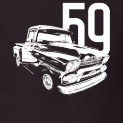 1959 9310 Side Angle With Year Dark Color T Shirt