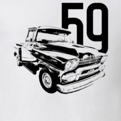 1959 9310 Side Angle With Year Light Color T Shirt