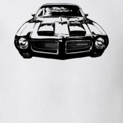 1970 Firebird Grill View Light Color T Shirt