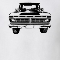 1977 F150 Grill View Light Color T Shirt