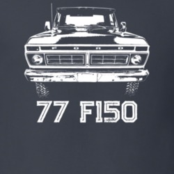 1977 F150 Grill View With Model Year Dark Color T Shirt