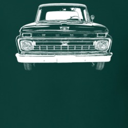 1966 F100 Grill View Dark Color T Shirt