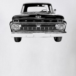 1966 F100 Grill View Light Color T Shirt