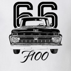 1966 F100 Grill View With Year And Model Light Color T Shirt