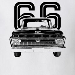 1966 F100 Grill View With Year Light Color T Shirt