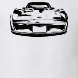 1982 Corvette Grill View Light Color T Shirt T Shirt