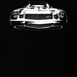 1980 Camaro Z28 Grill View Dark Color T Shirt
