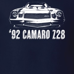 1980 Camaro Z28 Grill View With Model Year Dark Color T Shirt