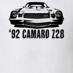 1980 Camaro Z28 Grill View With Model Year Light Color T Shirt