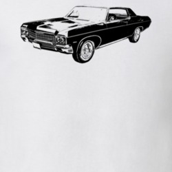 1970 Impala Three Quarter View Light Color T Shirt