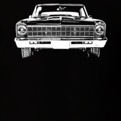 1967 Nova Grill View Dark Color T Shirt