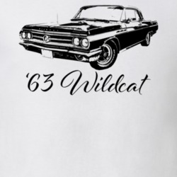 1963 Wildcat Three Quarter View With Model Year Light Color T Shirt