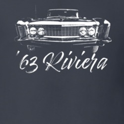 1963 Riviera Grill View With Model Year Dark Color T Shirt
