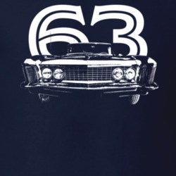 1963 Riviera Grill View With Year Dark Color T Shirt