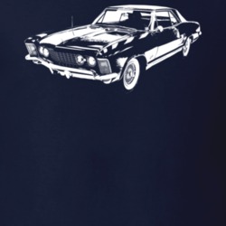 1964 Riviera Three Quarter View Dark Color T Shirt