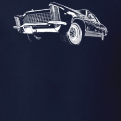 1965 Riviera Three Quarter View Dark Color T Shirt
