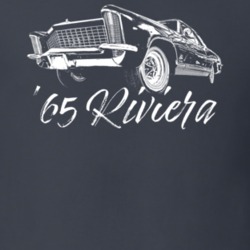 1965 Riviera Three Quarter View With Model Year Dark Color T Shirt