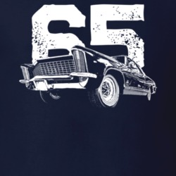 1965 Riviera Three Quarter View With Year Dark Color T Shirt
