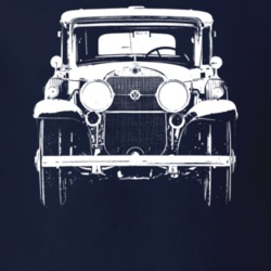 1931 Cadillac Grill View Dark Color T Shirt