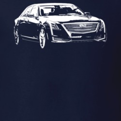 2017 Cadillac Ct6 Three Quarter View Dark Color T Shirt