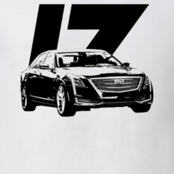 2017 Cadillac Ct6 Three Quarter View With Year Light Color T Shirt