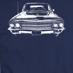 1962 Cadillac Series 62 Grill View Dark Color T Shirt